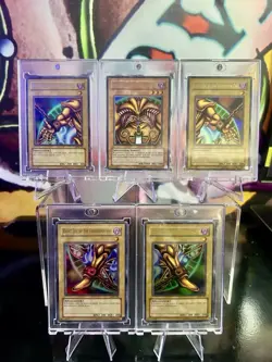 Exodia The Forbidden One Ultra Rare Lob Complete Set Of 5 Unlimited - Image 1