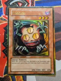 Yugioh Sangan GLD2-EN001 Gold Rare Limited Ed LP - Image 2