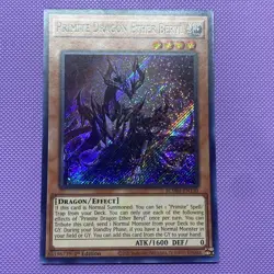 Yu-Gi-Oh! SECRET RARE Primite Dragon Ether Beryl BLMM-EN130 - 1st Edition NM - Image 1