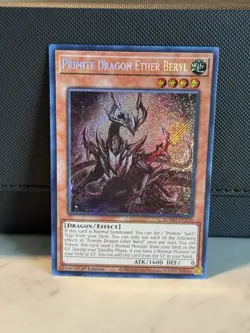 Yu-Gi-Oh! SECRET RARE Primite Dragon Ether Beryl BLMM-EN130 - 1st Edition NM - Image 1