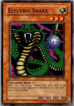 Yugioh Electric Snake - MP 1st Edition Common - MRL-008 - Image 1