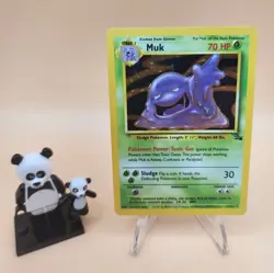1999 PokÃ©mon TCG Muk Holo Rare 13/62 Fossil Set Vintage WOTC Card - LP - Image 1