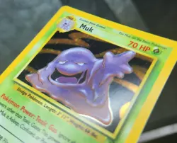 1999 PokÃ©mon TCG Muk Holo Rare 13/62 Fossil Set Vintage WOTC Card - LP - Image 6