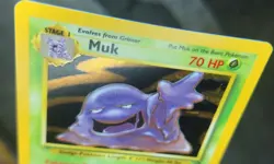 1999 PokÃ©mon TCG Muk Holo Rare 13/62 Fossil Set Vintage WOTC Card - LP - Image 7