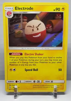 ELECTRODE HOLO RARE TEAM UP 39/181 SUN & MOON POKEMON CARD LP - Image 1