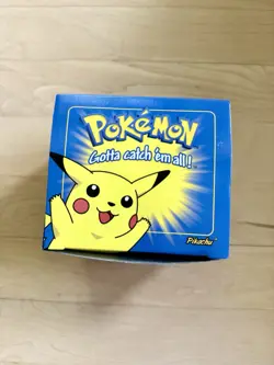 23K Gold Plated PIKACHU Trading Card 1999 Burger King Pokemon Ball Complete - Image 1
