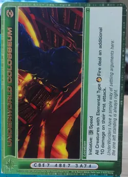 Chaotic TCG Card : Underworld Colosseum Heavy Play - Image 1