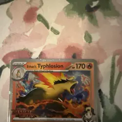 Pokemon Card Ethan's Typhlosion Pre-Release Promo (034) Destined Rivals NM - Image 3