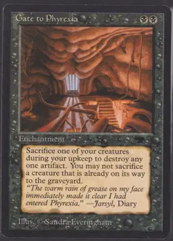 Gate to Phyrexia MTG Antiquities Magic - Image 1