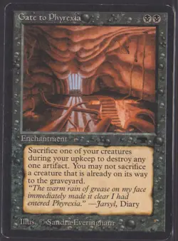 Gate to Phyrexia MTG Antiquities Magic - Image 1
