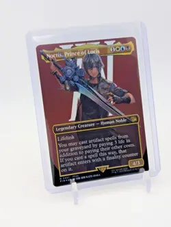 MTG - Noctis, Prince of Lucis - FOIL Borderless Rare #401 - Final Fantasy NM - Image 1