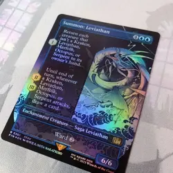 MTG - Summon: Leviathan - Borderless Foil - Final Fantasy Universes Beyond - Image 12