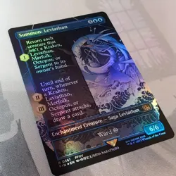 MTG - Summon: Leviathan - Borderless Foil - Final Fantasy Universes Beyond - Image 13