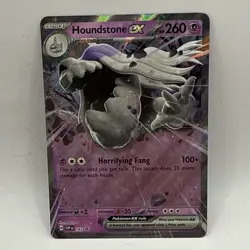 Pokemon Houndstone EX SVP162 Black Star Promo LP Tcg Trading Card - Image 1