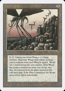 MTG The Hive LP Revised Edition 3ED Magic Gathering card old school - Image 1