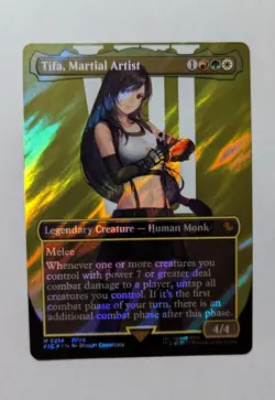 1x Tifa Martial Artist English Surge Foil NM - Magic MTG Final Fantasy x1 - Image 1