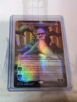 MTG - Karn, the Great Creator - Borderless Foil - Commander: Bloomburrow - Image 1