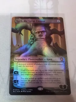 MTG - Karn, the Great Creator - Borderless Foil - Commander: Bloomburrow - Image 2
