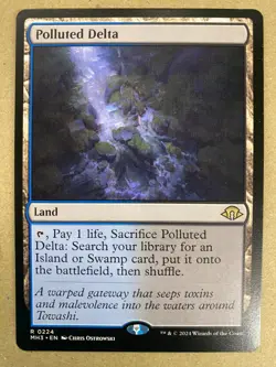 MTG 1x Polluted Delta Modern Horizons 3 Magic the Gathering Card x1 NM - Image 1