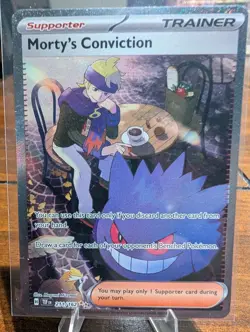 Pokemon TCG Morty's Conviction 211/162 Sv05: Temporal Forces Holo - Image 1
