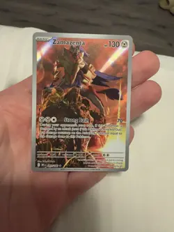 Zamazenta 201/182 Pokemon Destined Rivals Illustration Rare Full Art English TCG - Image 1