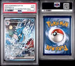 2024 POKEMON SVP EN-SV BLACK STAR PROMO #131 KINGDRA EX PSA 9 - Image 3