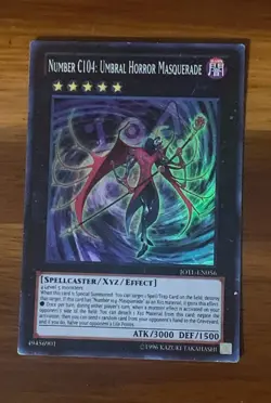 Number C104: Umbral Horror Masquerade JOTL-EN056 Super Yugioh TCG - Image 1