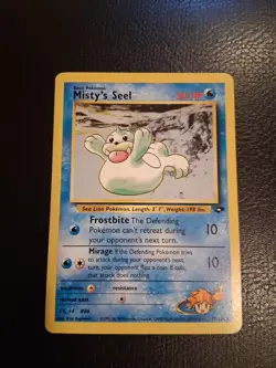 Pokémon TCG Misty's Seel Gym Challenge 91 Unlimited Common Card - Image 1