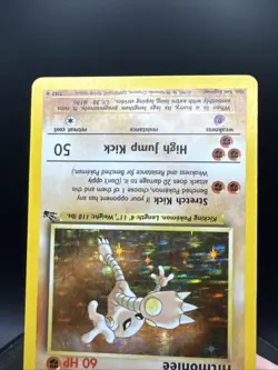 Hitmonlee Holo Fossil 7/62 Unlimited Holo Rare Wotc Pokemon Card Vintage - Image 14