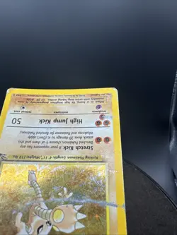 Hitmonlee Holo Fossil 7/62 Unlimited Holo Rare Wotc Pokemon Card Vintage - Image 14