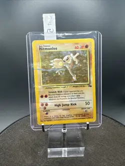 Hitmonlee Holo Fossil 7/62 Unlimited Holo Rare Wotc Pokemon Card Vintage - Image 24
