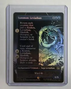MTG Summon: Leviathan (Borderless) 0361 Final Fantasy Foil - Image 1