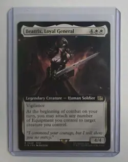 Beatrix, Loyal General Extended Art Rare Final Fantasy (FIN) MTG - Image 1
