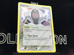 2006 Pokemon Card Registeel 29/110 EX Holon Phantoms Stamped  Holo Rare NM - Image 4