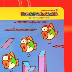 Super Mario World Trading Card Japan Rare Topsun Nintendo Carddass 1993 #92 - Image 3