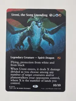 Ureni, the Song Unending (Borderless) Tarkir: Dragonstorm Regular MTG NM - Image 1