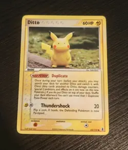 Pokemon EX Delta Species Ditto (Pikachu) Common Card 63/113 Rare English - Image 7