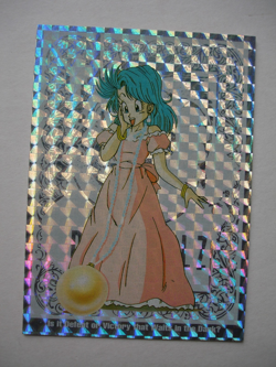 DRAGON BALL Z - Trading Card #G9 - BULMA - Amada 1998 FUNimation - FOIL - Image 3