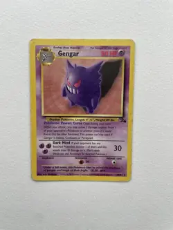 Pokémon Gengar TCG Card 20/62 Fossil Non-Holo - Image 1