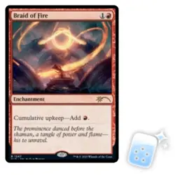 BRAID OF FIRE (1247) Secret Lair Magic MTG MINT CARD - Image 1