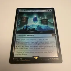 The Water Crystal Final Fantasy Foil Card MTG - Image 1