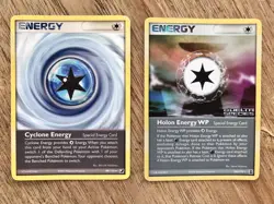 Pokémon Cyclone Energy (EX Unseen Forces) 99/115  + Holon Energy 106/113 2 Cards - Image 3