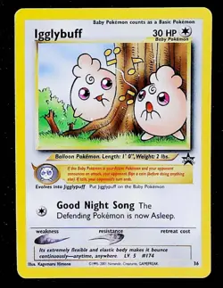 Pokemon TCG Igglybuff - Black Star Promo Card #36 - Image 3