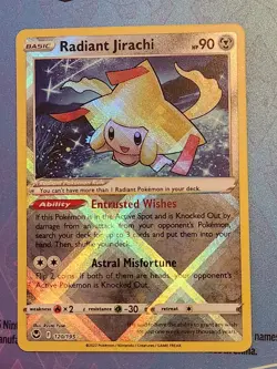 Jirachi v SWSH299 Holo Promo Radiant Jirachi 120/195 Pokemon TCG Lot Of 2 cards - Image 7