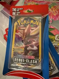 Pokemon COSMIC ECLIPSE / Rebel Clash DOUBLE MINI BLISTER 3 CARD 2pk - Image 2