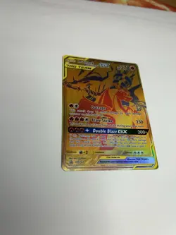 Reshiram & Charizard GX SM247 Gold Promo Near Mint Regular Size Card - Image 2