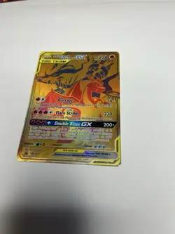 Reshiram & Charizard GX SM247 Gold Promo Near Mint Regular Size Card - Image 3