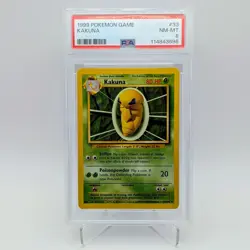 Kakuna Base Set 33/102 PSA 8 FRESH CERT Near Mint Graded Pokémon Card WOTC - Image 3