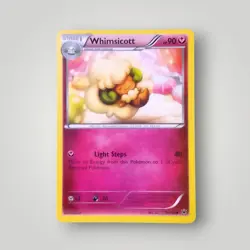 Whimsicott 71/124 Uncommon Fates Collide Pokemon Card Near Mint - Image 1