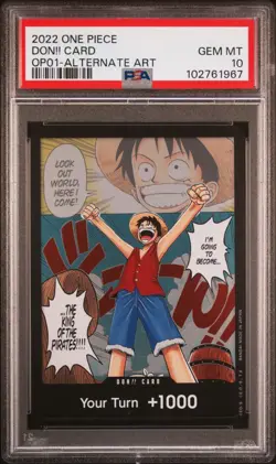 PSA 10 – 2022 ONE PIECE ROMANCE DAWN DON!! CARD ALTERNATE ART (English) - Image 3
